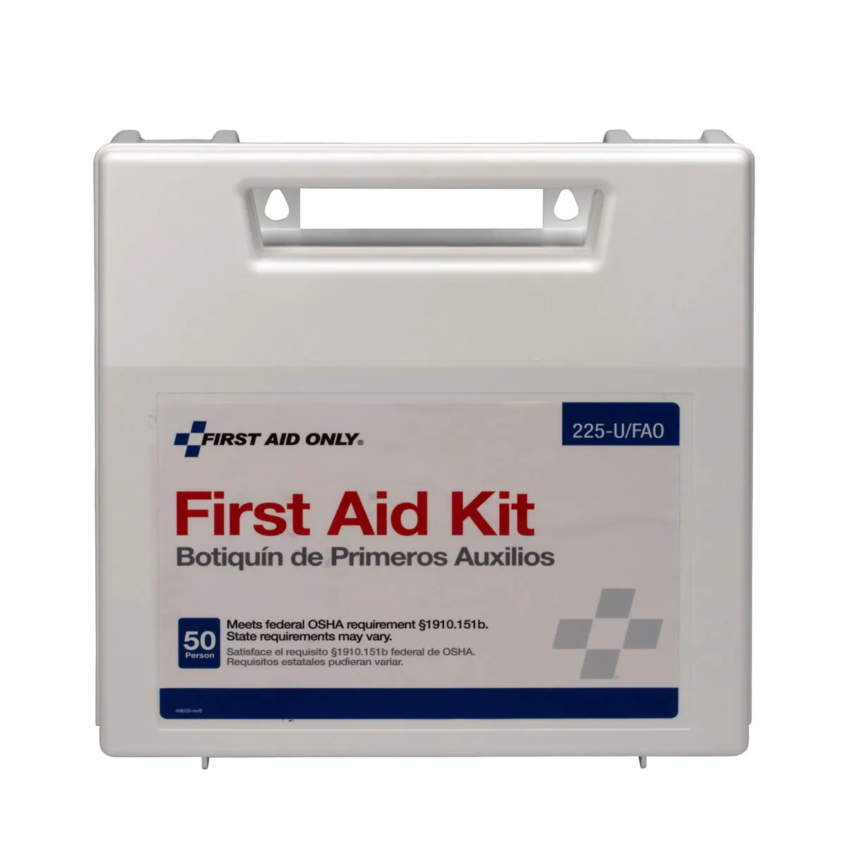 First Aid Only førstehjelpsskrin 50 personer 197 deler vanntett