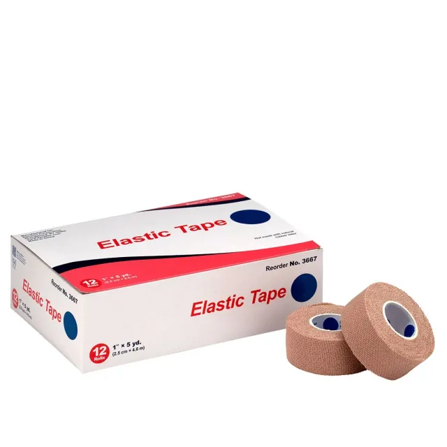 First Aid Only Elastic Tape elastisk tape 2,5cm 12-pk lateksfri