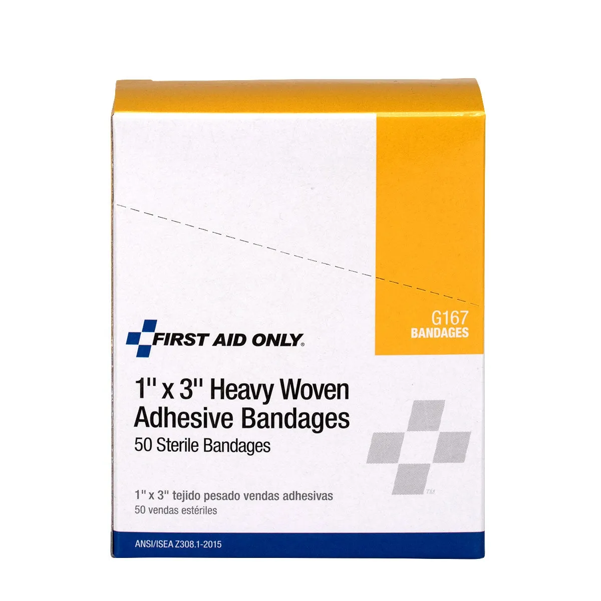 First Aid Only Heavy Woven plaster 50 stk 2,5x7,6 cm