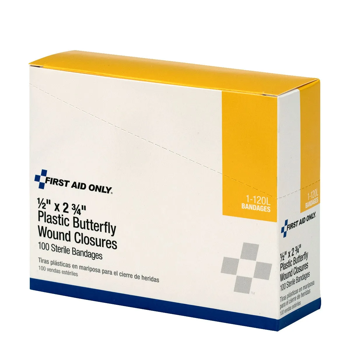 First Aid Only Butterfly sårlukking stor 100 stk festende
