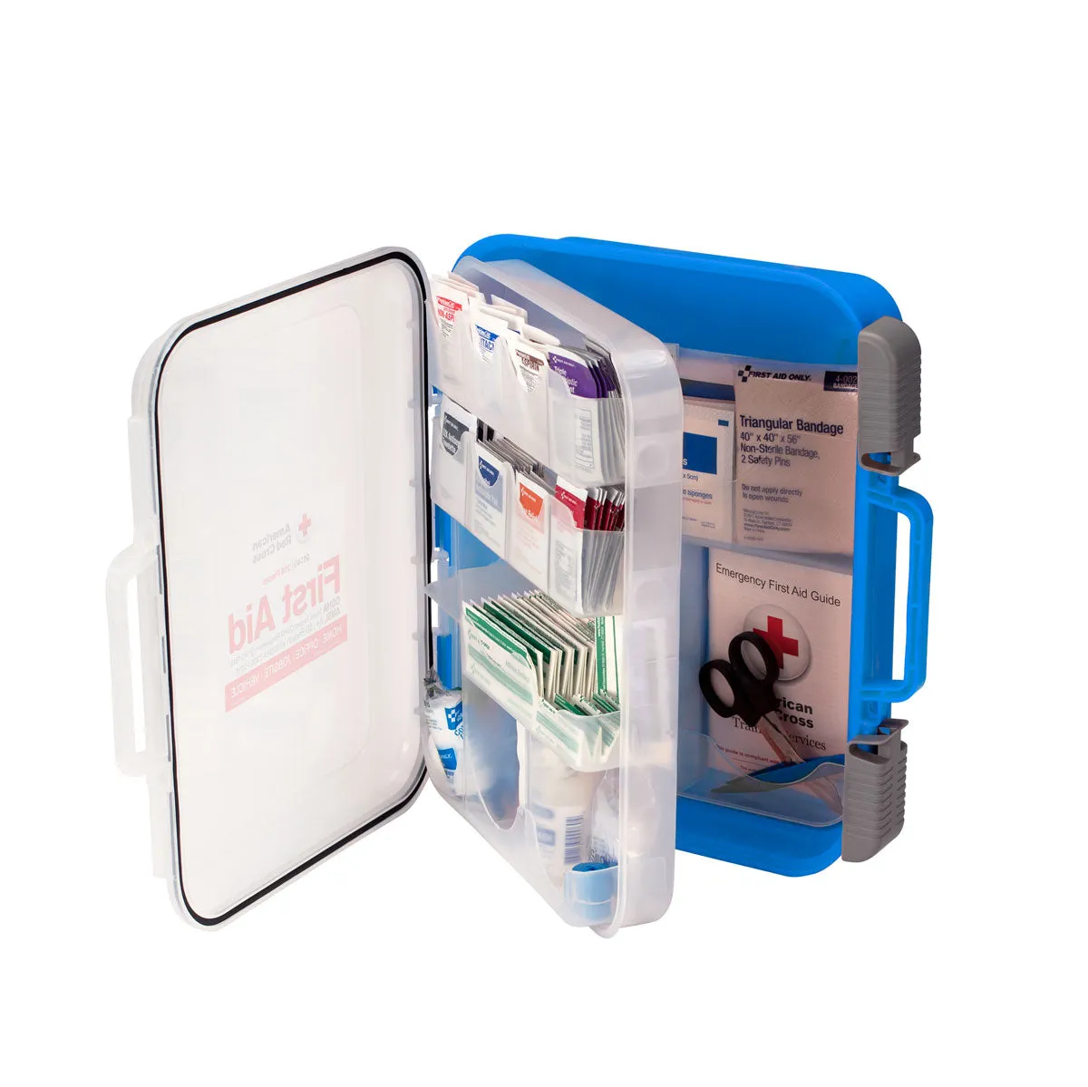 First Aid Only American Red Cross Clear Cover førstehjelpsskrin 50 personer
