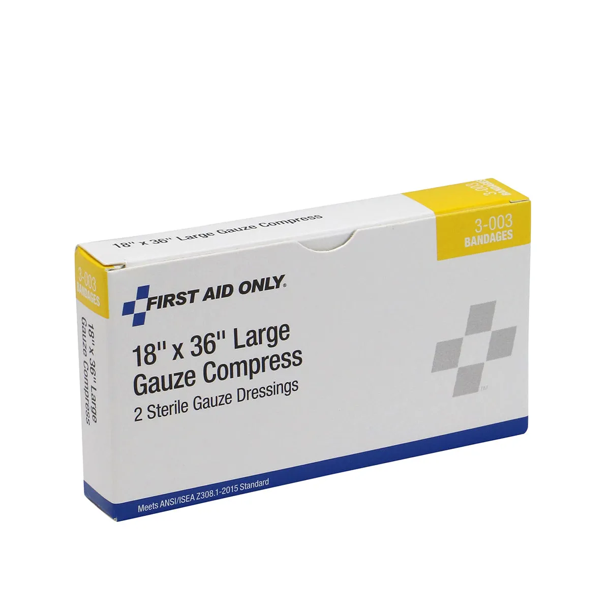 First Aid Only gasbindkompress 18x36 steril 2 stk