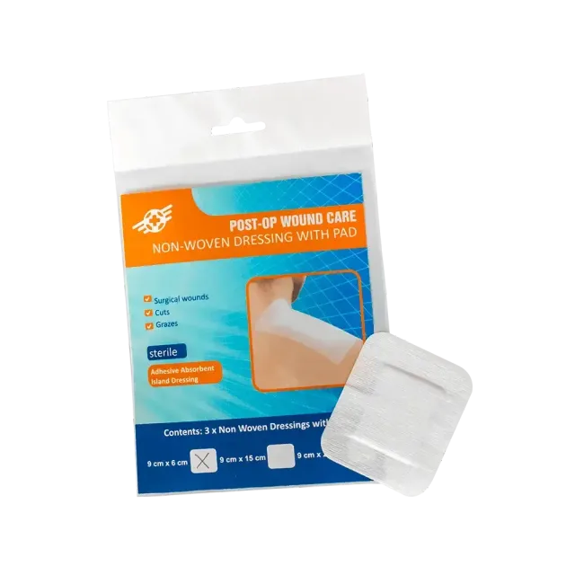 Burnshield Non Woven Dressing bandasje med pute