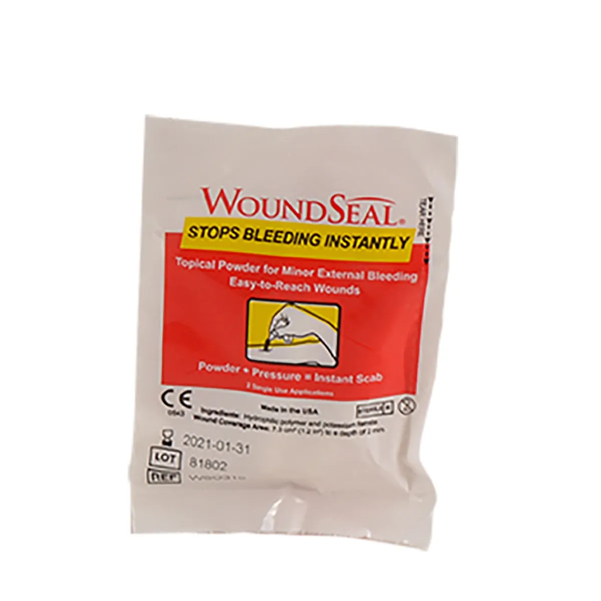 First Aid Only Wound Seal blodstopper pulver 2 pakker