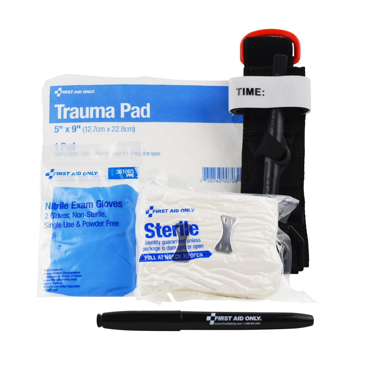 First Aid Only Critical Essentials blødningssett lem