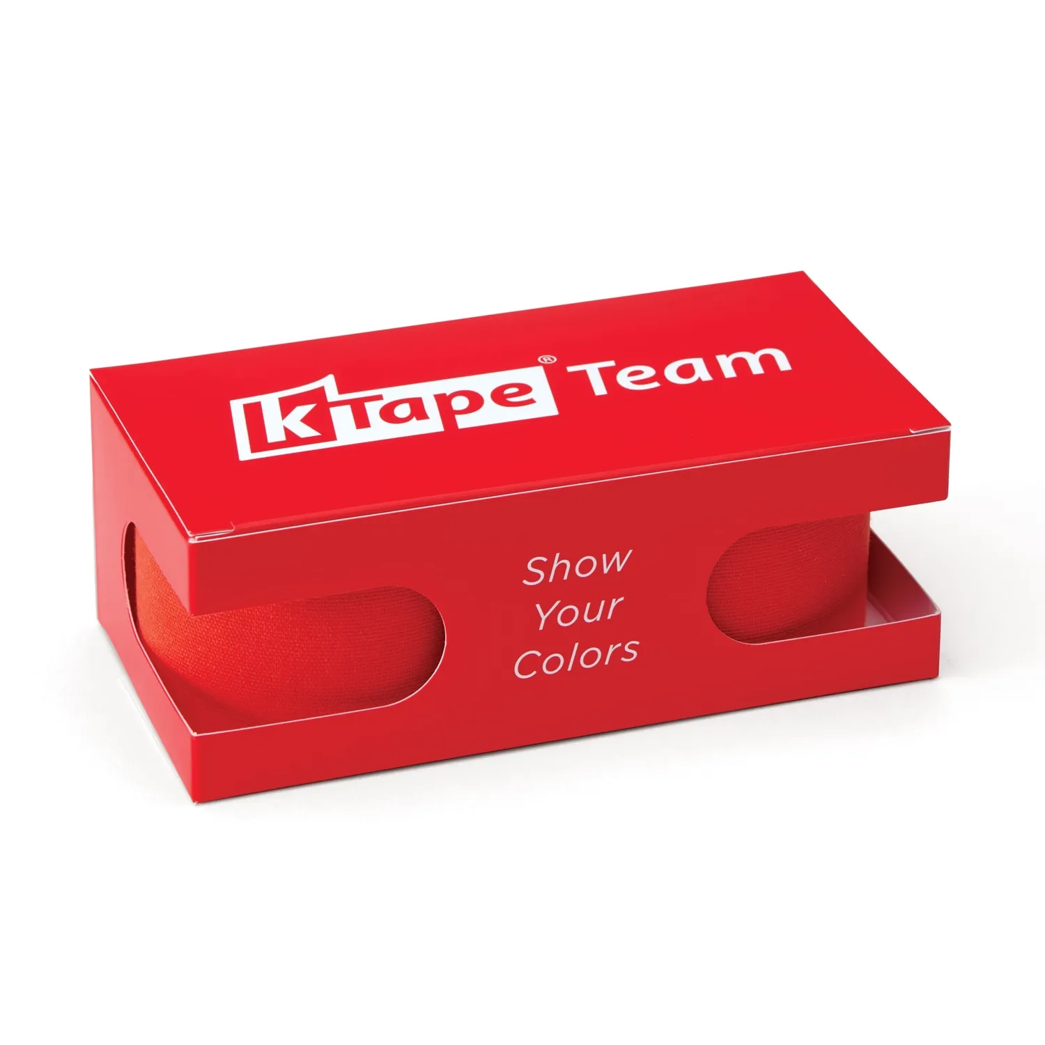 K-tape Team Sport Red kinesiologitape 2x5 m sportsrød lateksfri