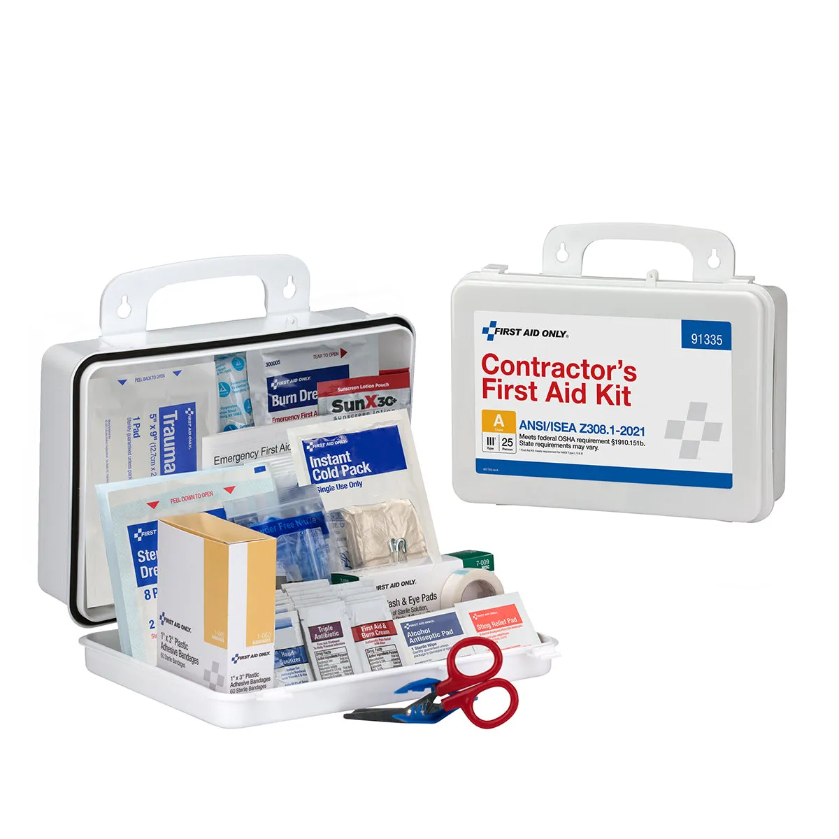 First Aid Only ANSI A førstehjelpsskrin 25 personer 130 deler