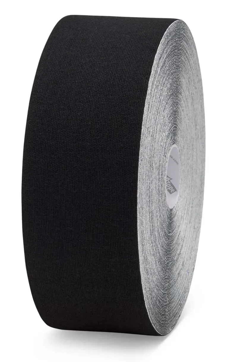 K-Tape Black XXL kinesiologitape 5 cm x 22 m svart elastisk