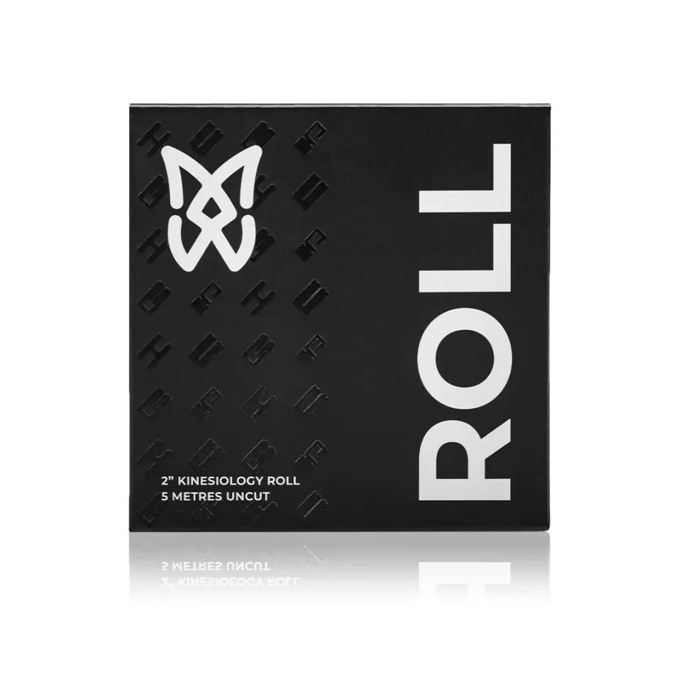 SpiderTech Two Inch Roll kinesiologitape blå rull lateksfri