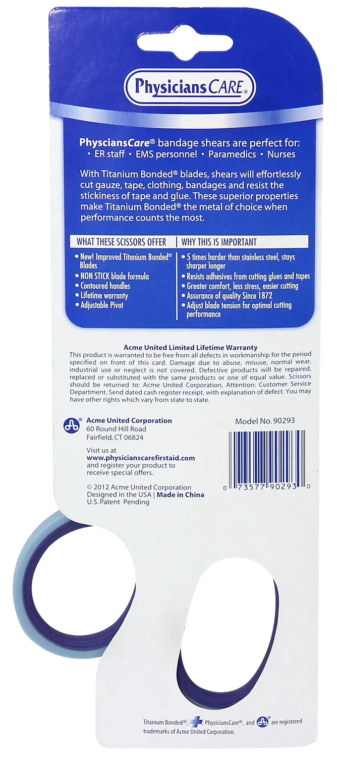 First Aid Only Titanium-Bonded bandasjesaks blå 19 cm