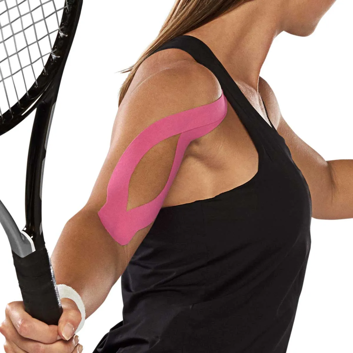K-tape kinesiologitape 4-pakning rød 5 cm x 5 m