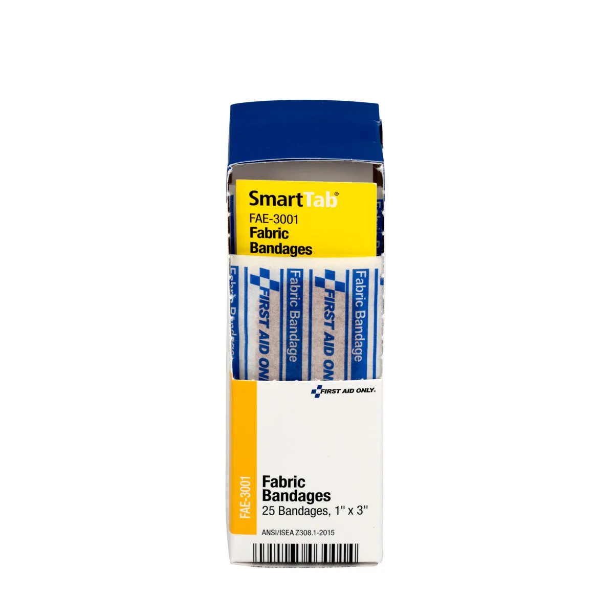 First Aid Only SmartCompliance plaster stoff 2,5x7,6 cm 25 stk