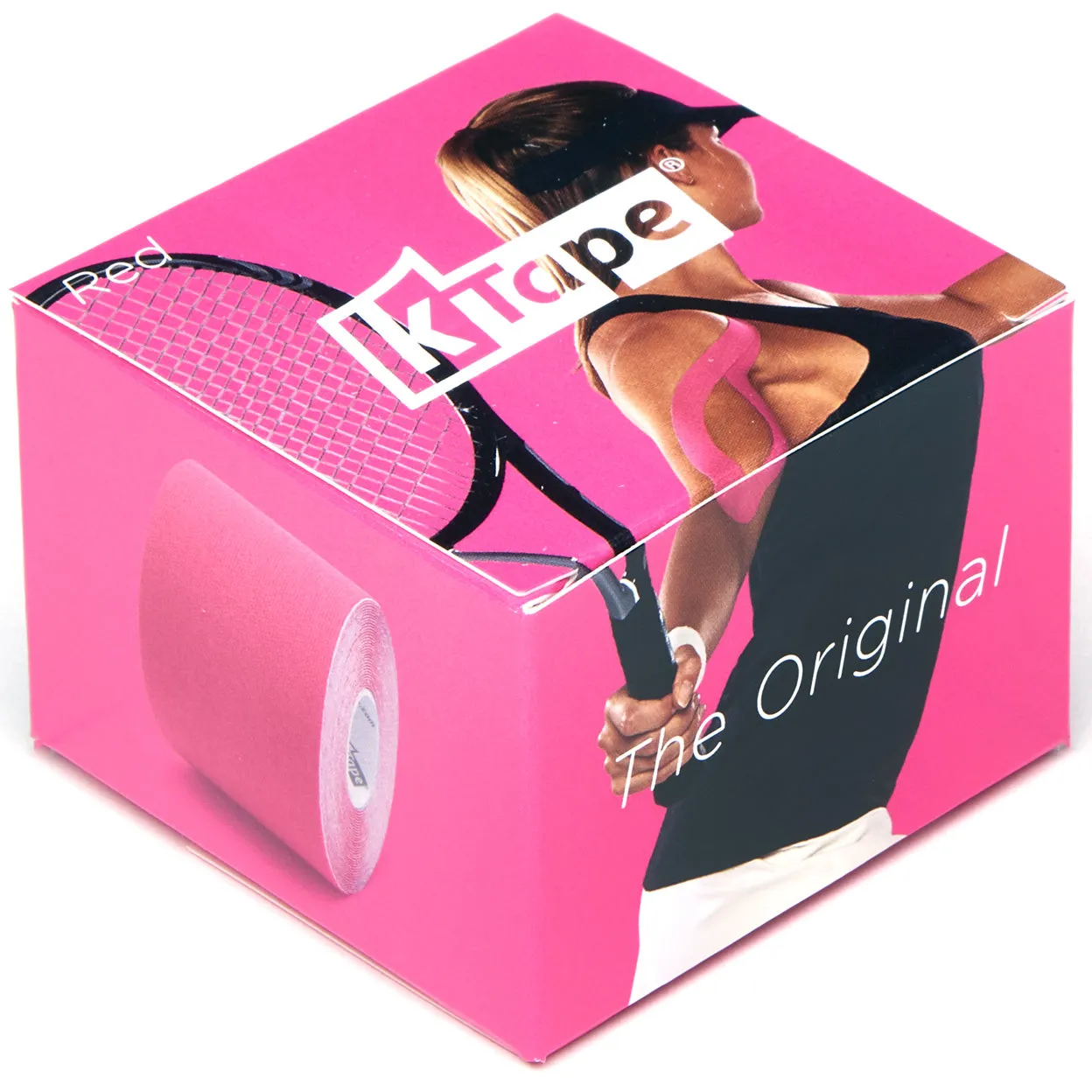 K-tape kinesiologitape rød 5 cm x 5 m elastisk