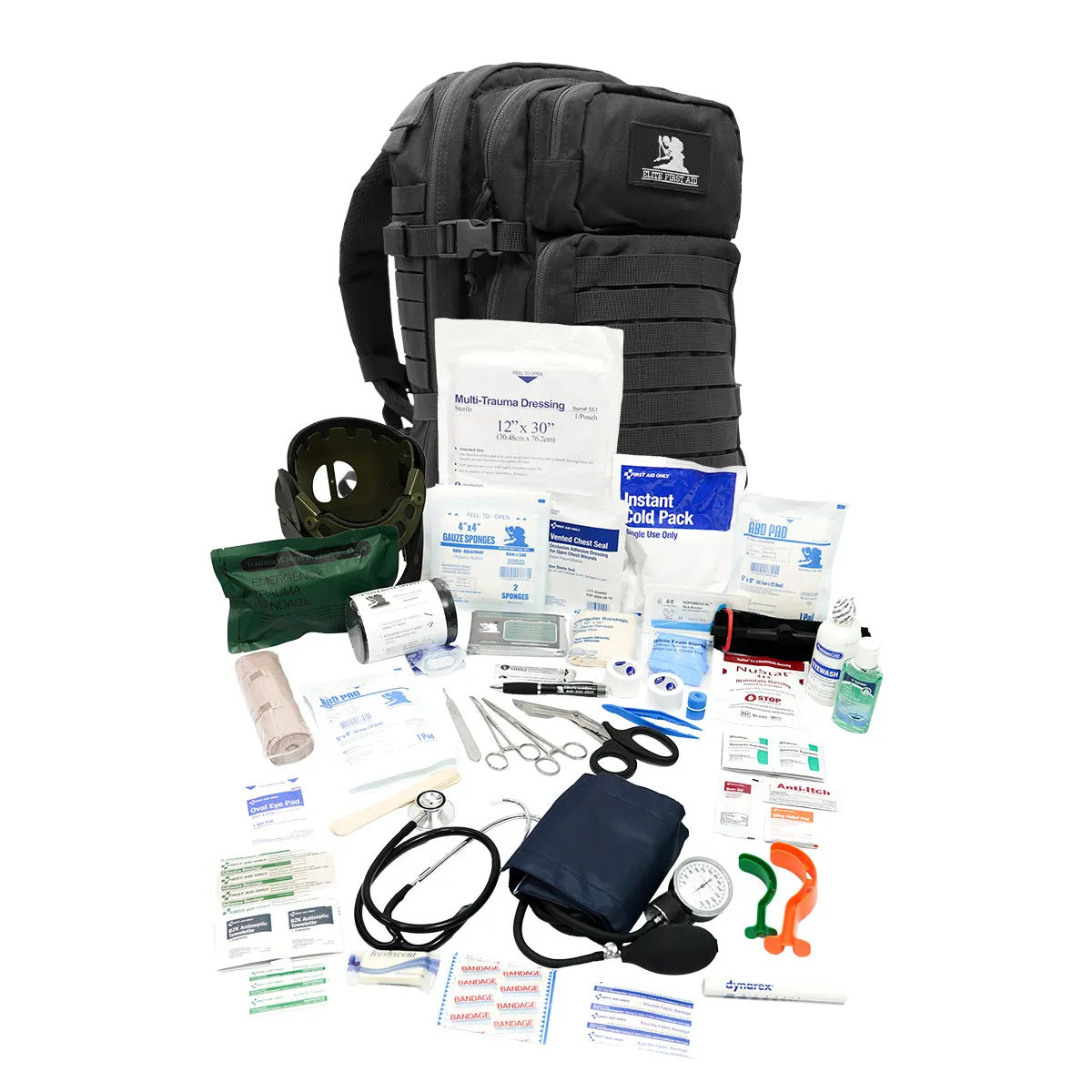 First Aid Only Tactical Trauma ryggsekk svart blødningskontroll