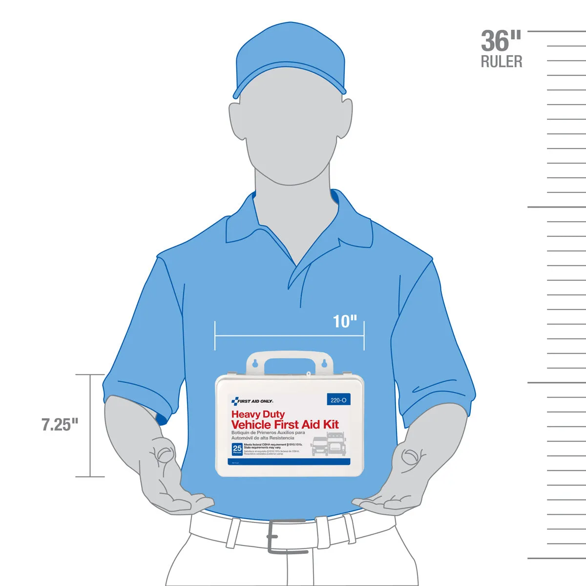First Aid Only Vehicle bilsett 25 personer 85 deler
