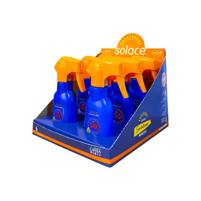 Solace SPF50 solkrem 125 ml 6-pakning