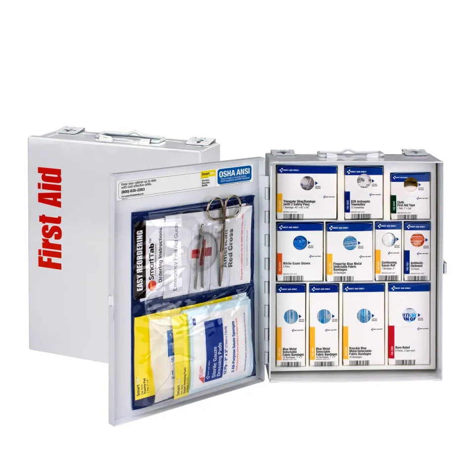 First Aid Only SmartCompliance førstehjelpsskap 25 personer metall