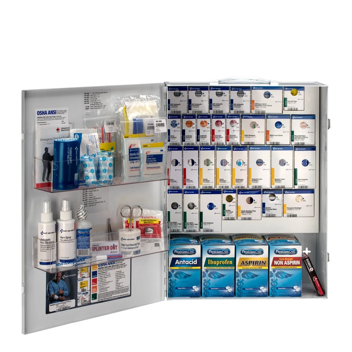 First Aid Only SmartCompliance 150 førstehjelpsskap metall medisin