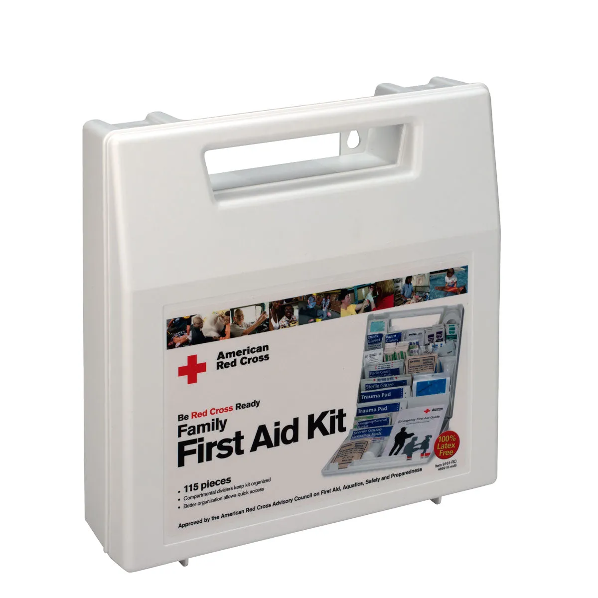 First Aid Only American Red Cross Deluxe førstehjelpsskrin 114