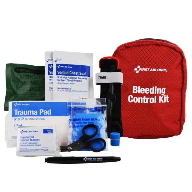 First Aid Only Right Response blødningskontrollsett lem bryst