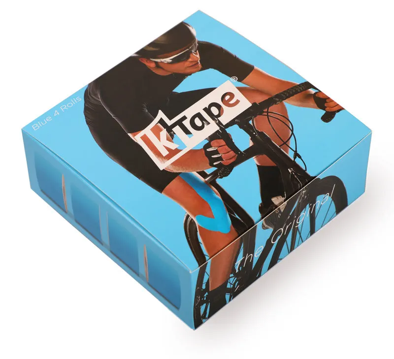 K-tape kinesiologitape blå 5 cm x 5 m 4 ruller