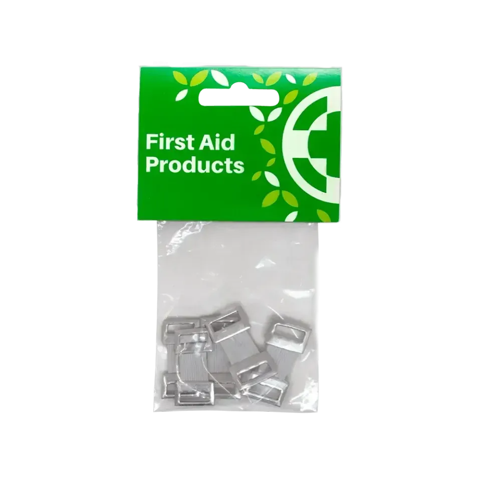 Burnshield Bandage Clips bandasjeklips 5 stk metall