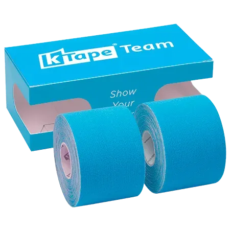 K-tape Team Blue kinesiologitape 2x5m blå lateksfri