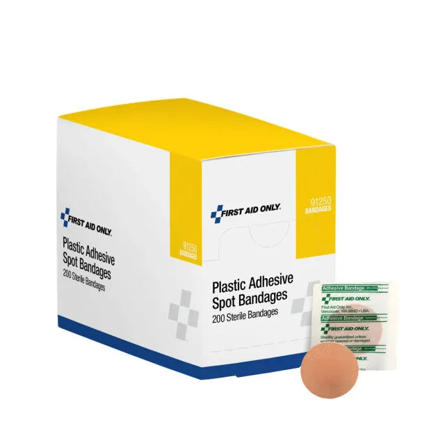 First Aid Only Spot plastplaster rund 200 stk