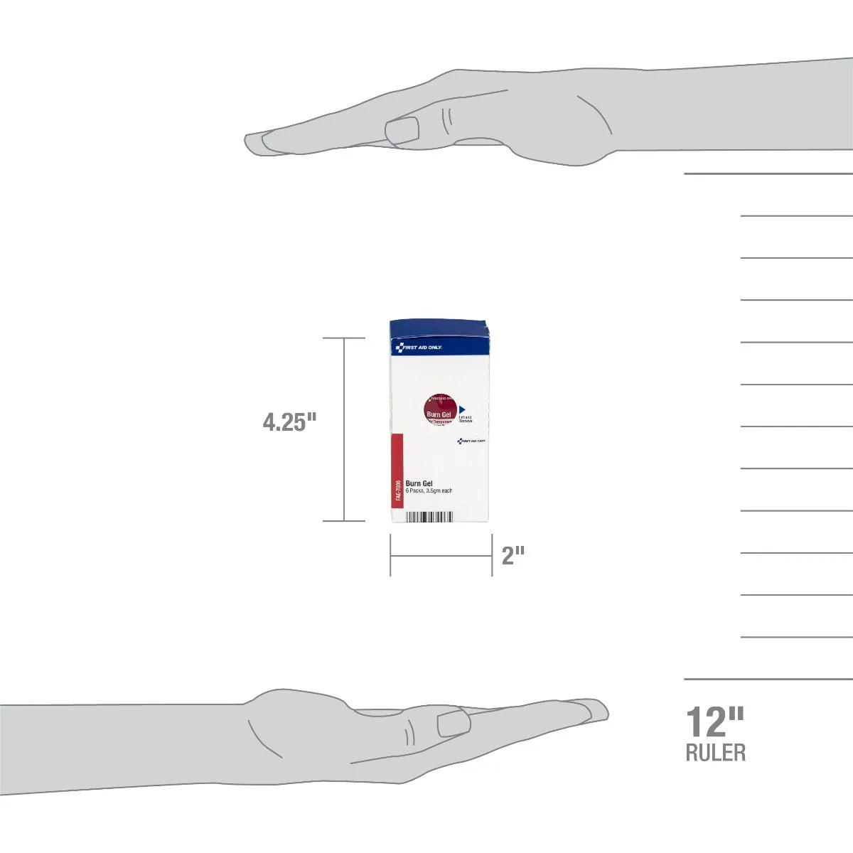 First Aid Only SmartCompliance brannskadegel 6-pk kjølende