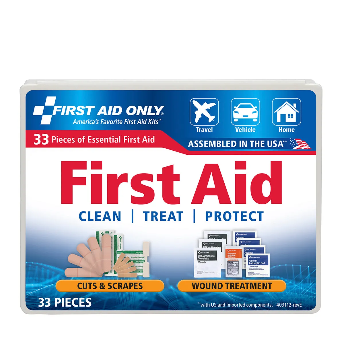 First Aid Only Personal First Aid Kit førstehjelpssett 34 deler