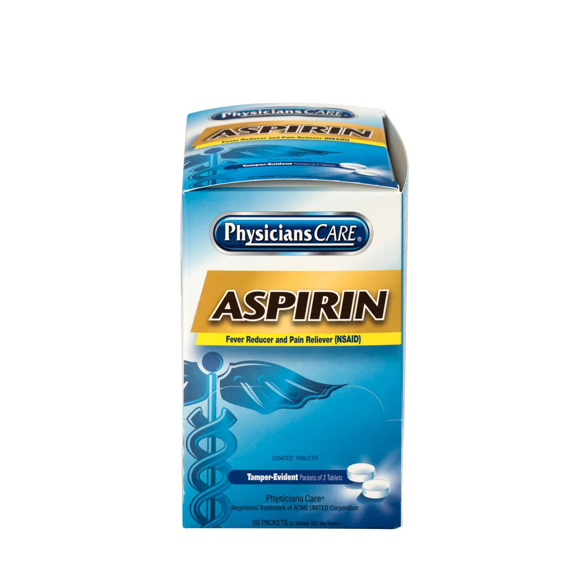 PhysiciansCare Aspirin 325mg aspirintabletter 100 stk smertelindrende