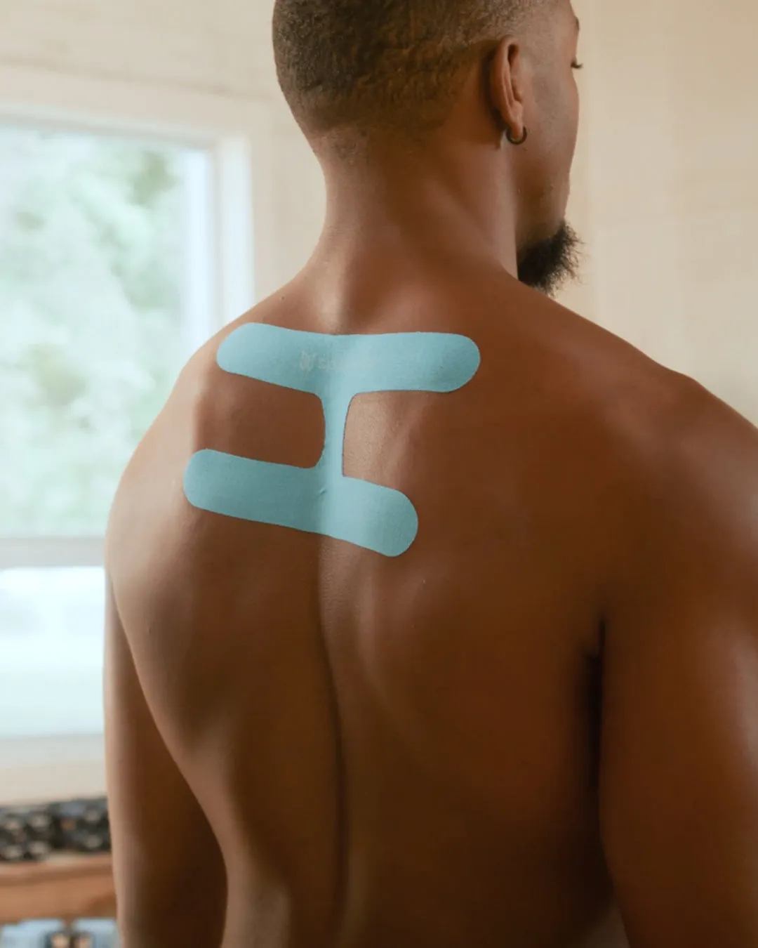 SpiderTech Pro Postural kinesiologitape 2-pakning bla ferdigkuttet
