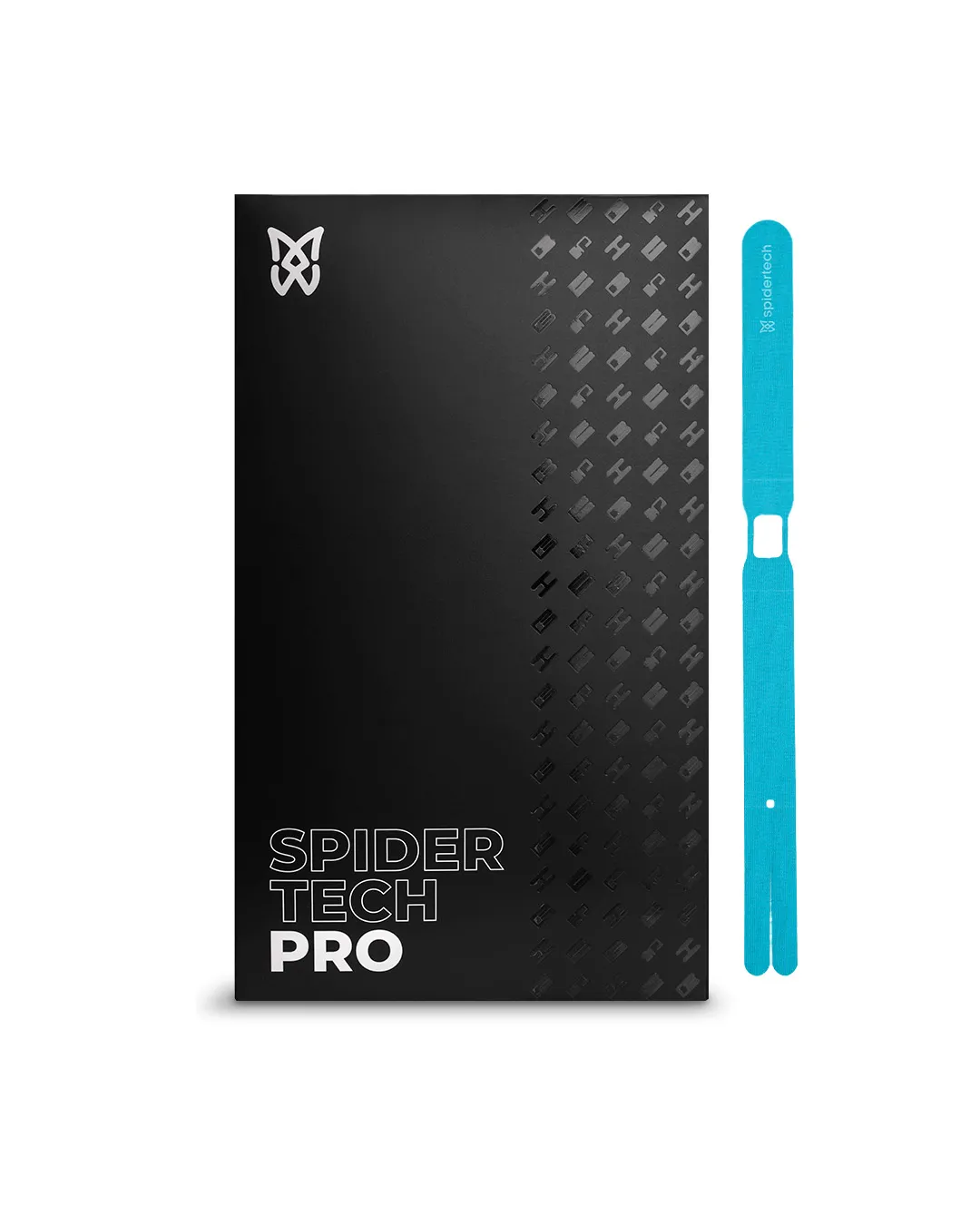 SpiderTech Pro Ankle kinesiologitape 4-pakning bla ferdigkuttet