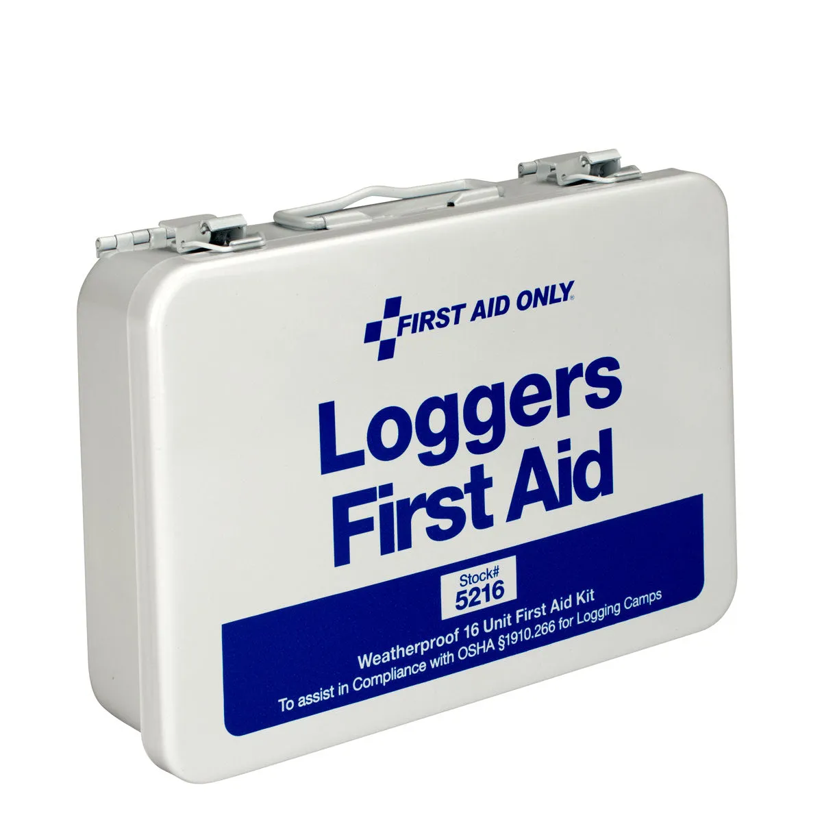 First Aid Only Loggers førstehjelpsskrin 25 personer metall
