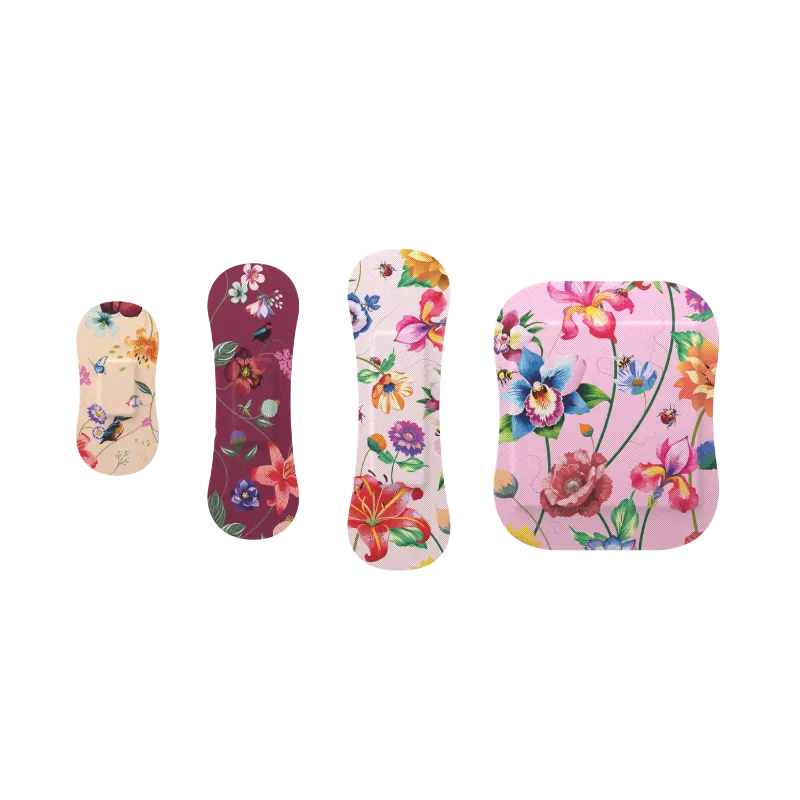Wild Stripes Vintage Flowers sårplaster 20 stk sensitiv