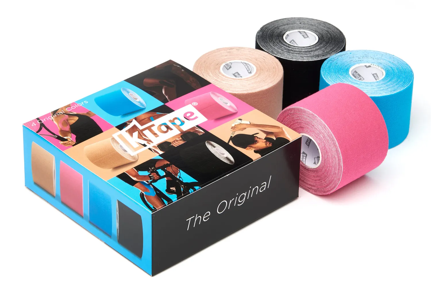 K-tape Mixed kinesiologitape 4-pakning 5 cm x 5 m