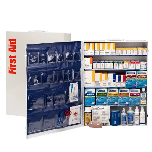 First Aid Only 200 Person 5 Shelf førstehjelpsskap stål 200 personer