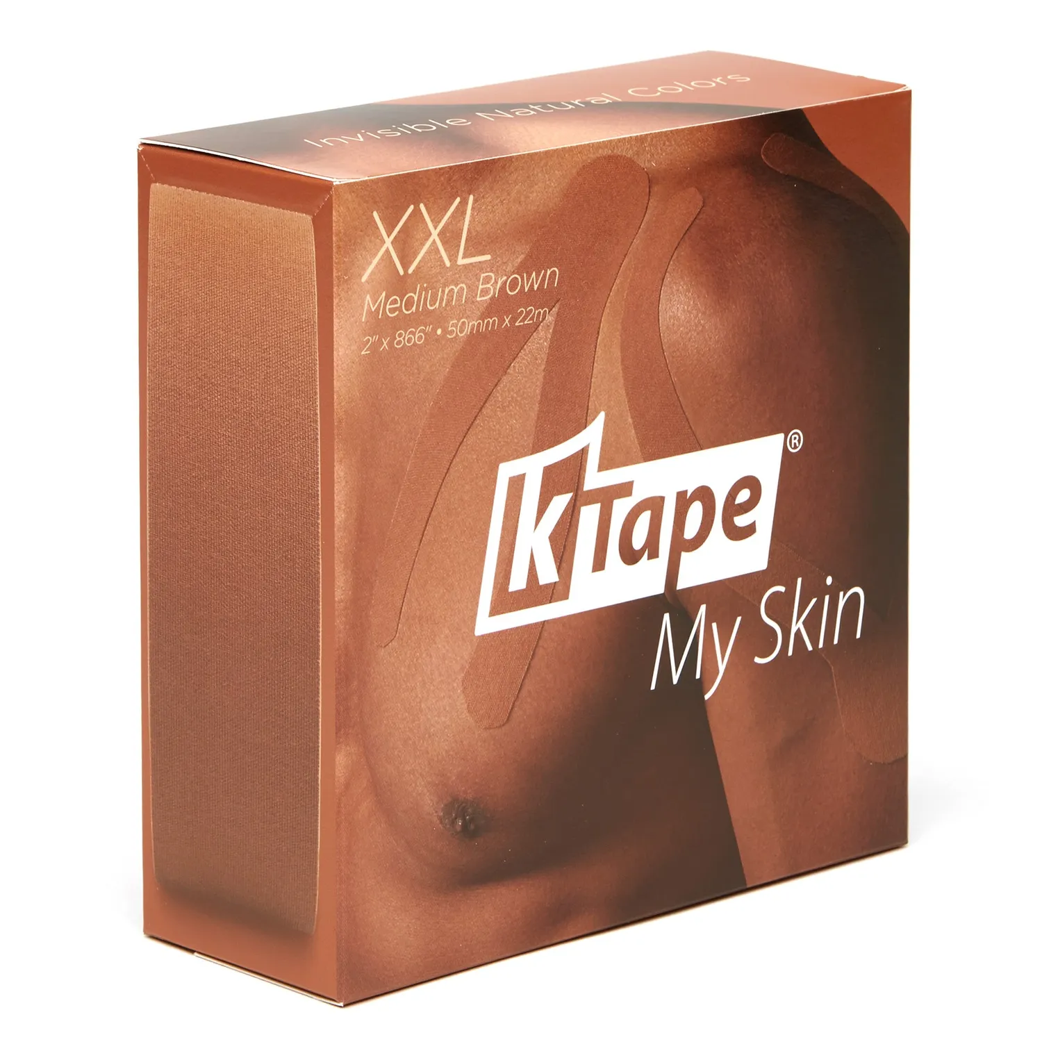 K-tape My Skin Medium Brown kinesiologitape 5cm x 22m