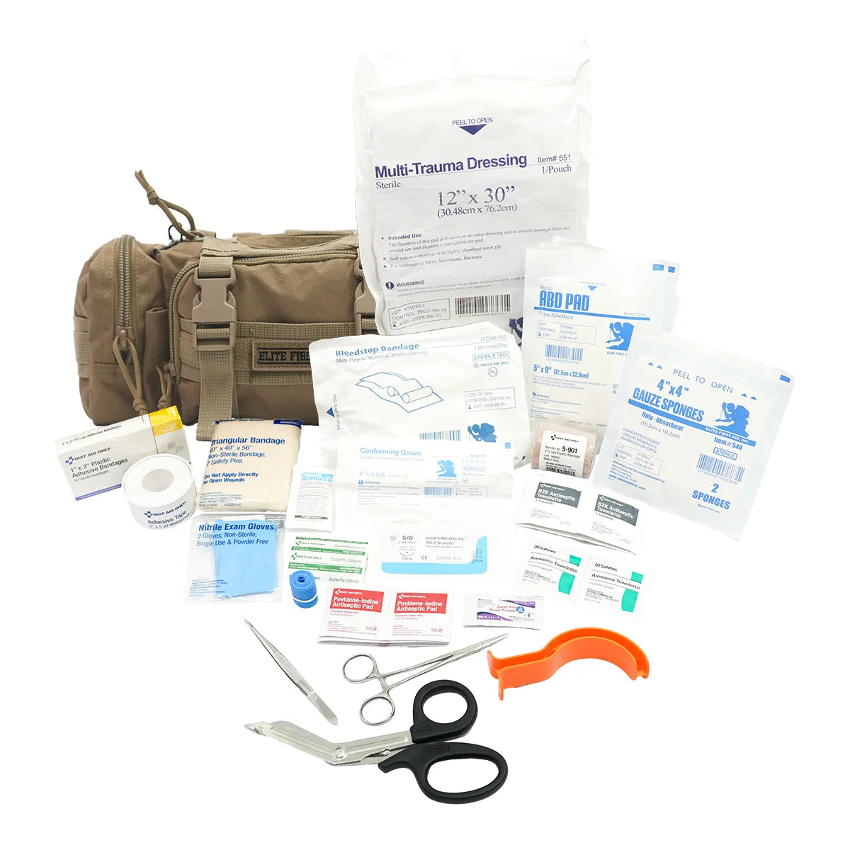 First Aid Only Rapid Response førstehjelpsveske tan taktisk